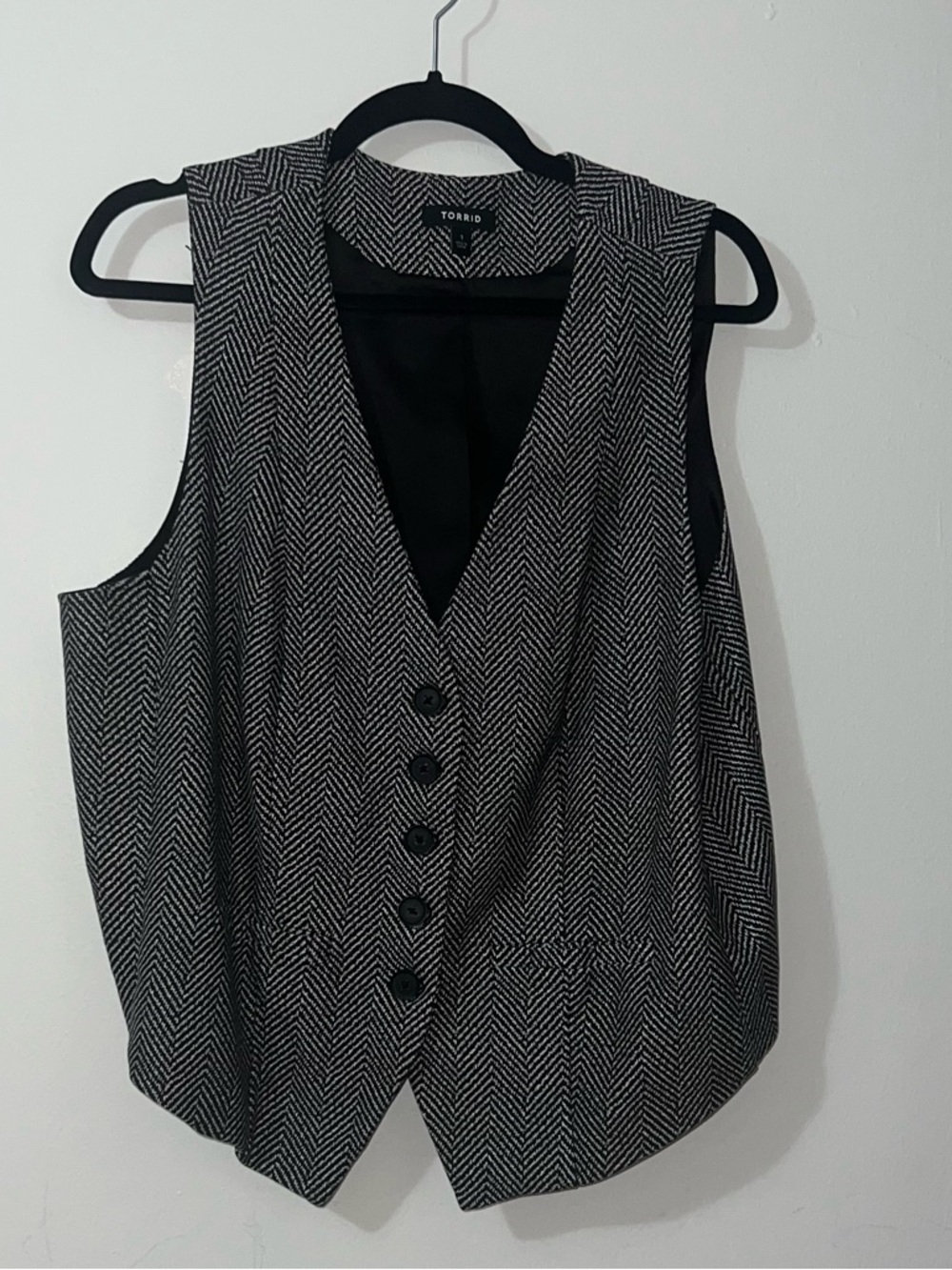 Torrid herringbone vest size 1x